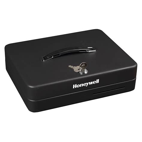 steel cash drop box|honeywell deluxe steel cash box.